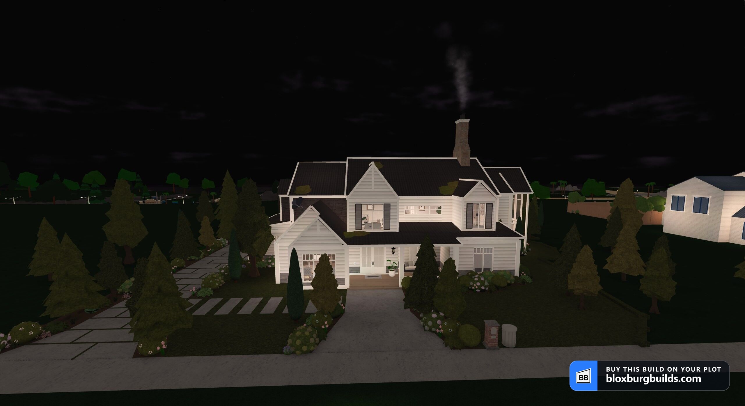 Bloxburg house - Ashbourne House, view 1