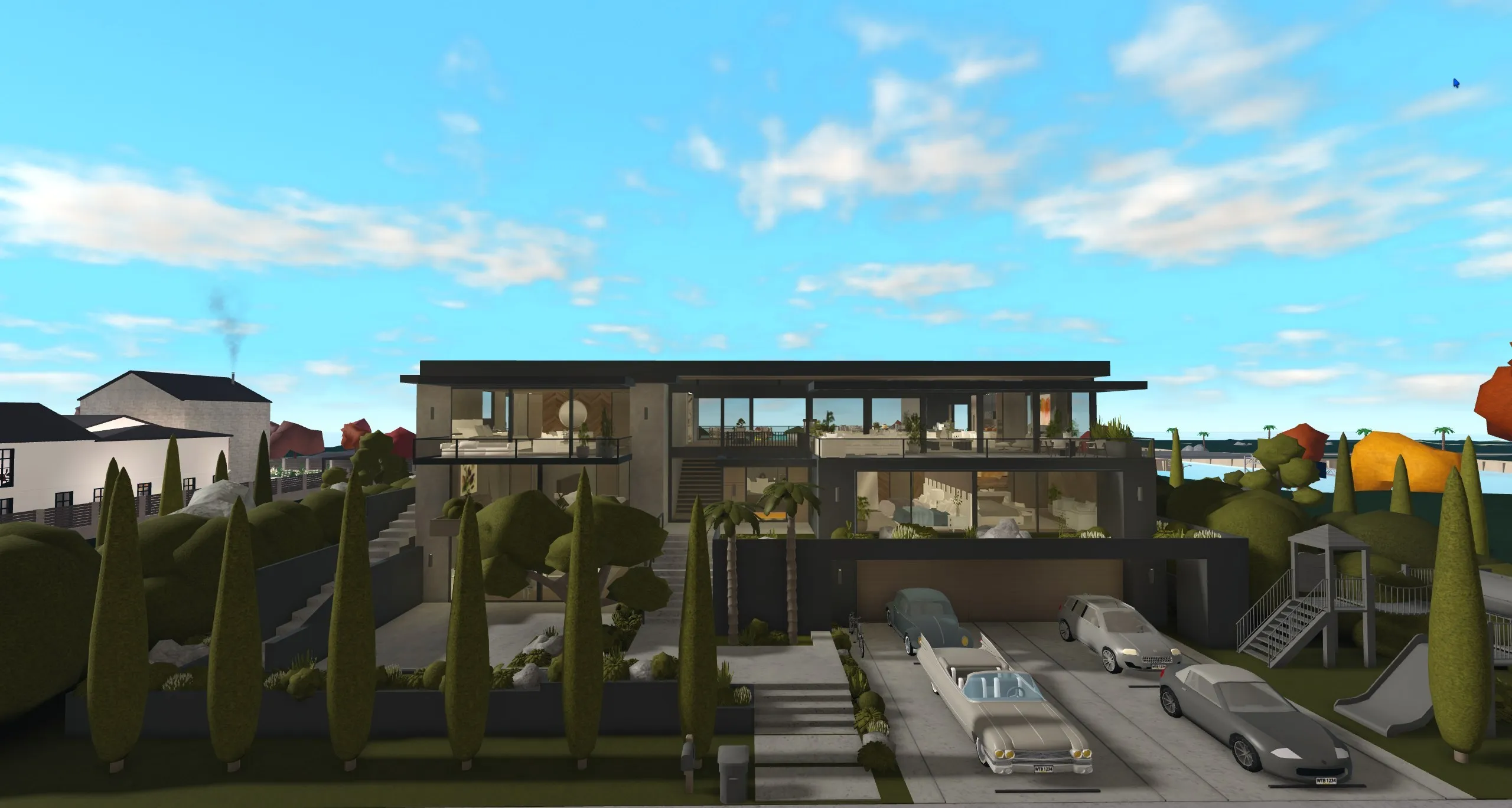 Caligo House, a Welcome to Bloxburg mansions build