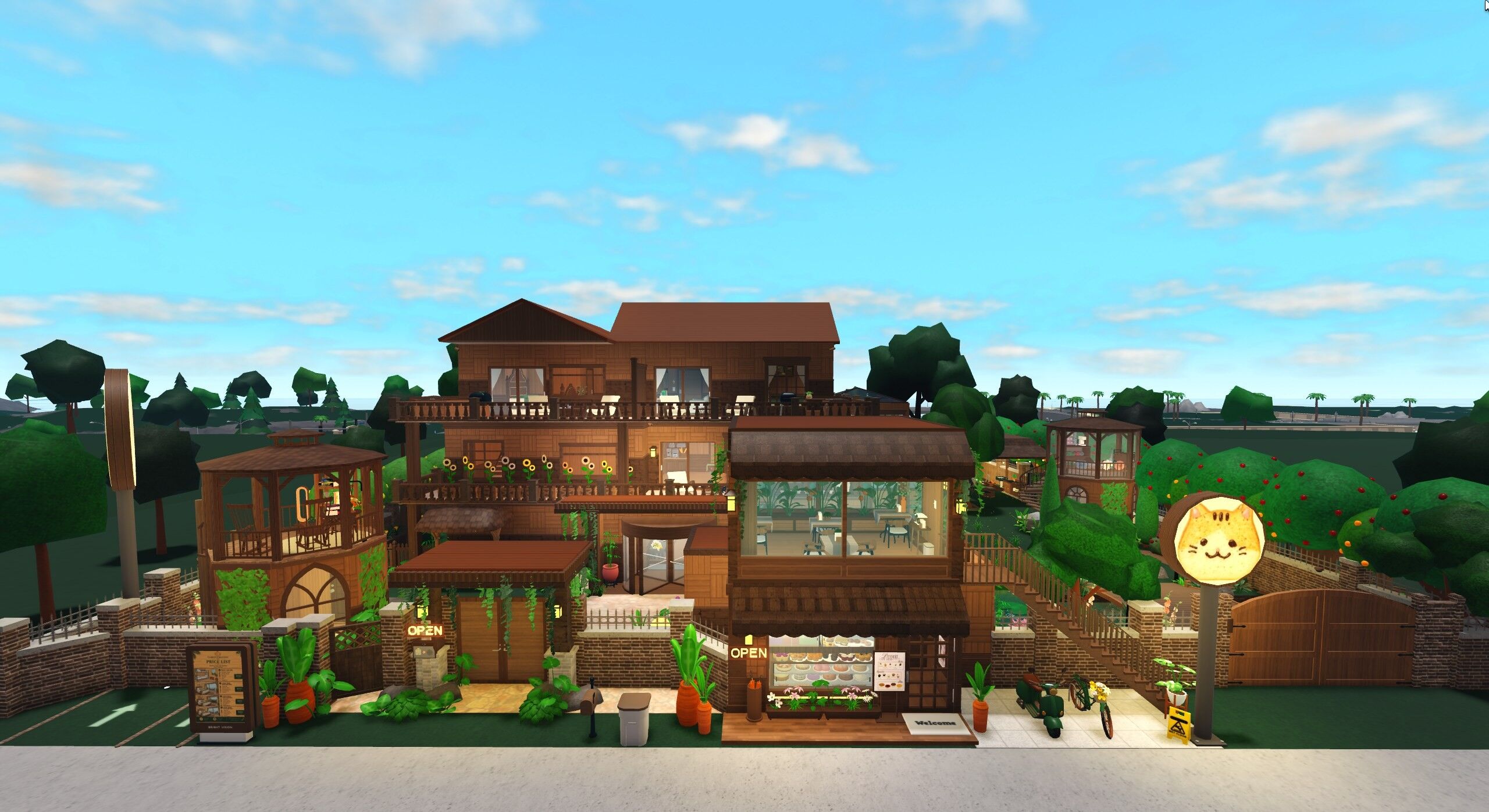 Carrotcrest Cafe & Inn, a Welcome to Bloxburg businesses build