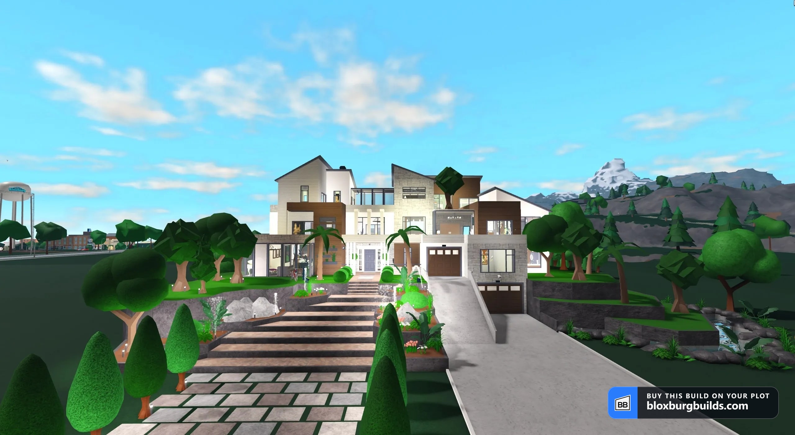 Bloxburg house - Cascade Row House, view 1