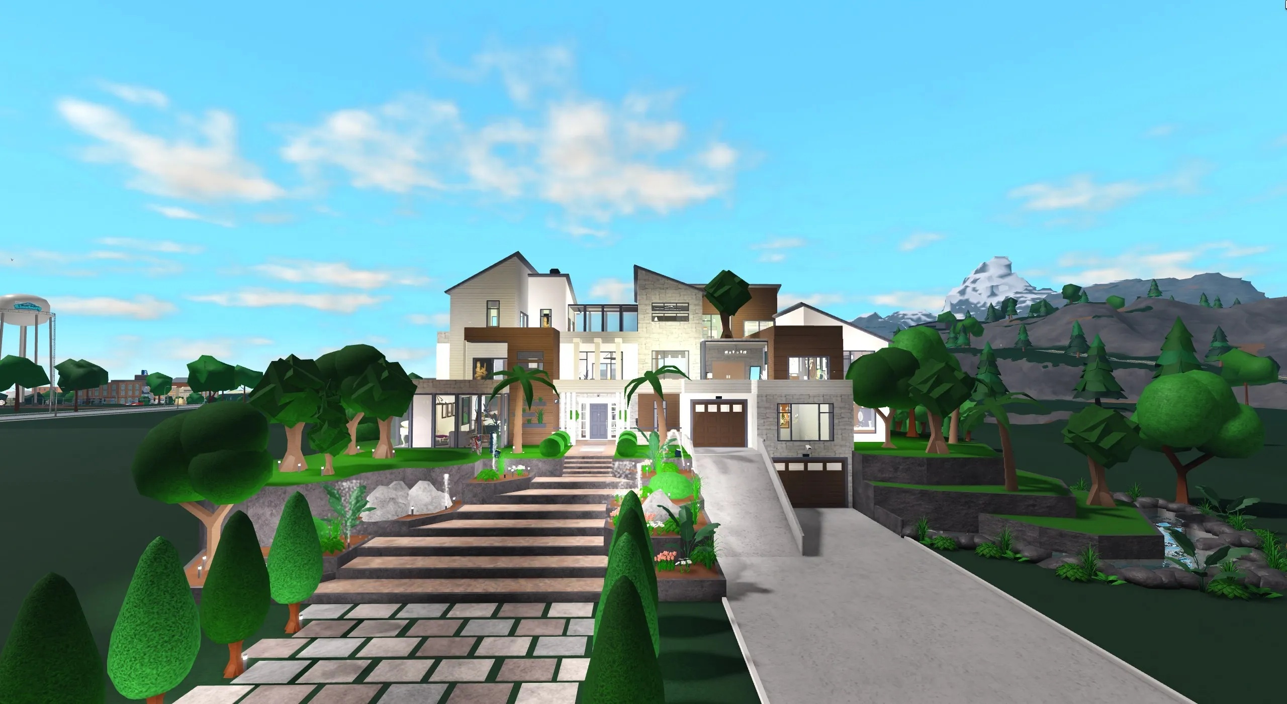 Cascade Row House, a Welcome to Bloxburg homes build