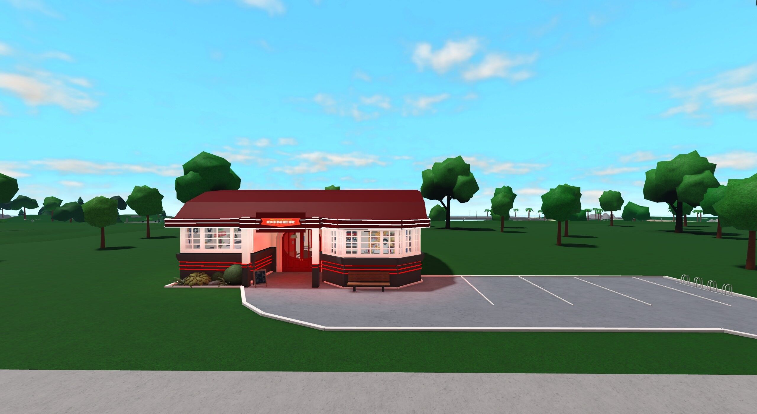 Downtown Diner, a Welcome to Bloxburg businesses build
