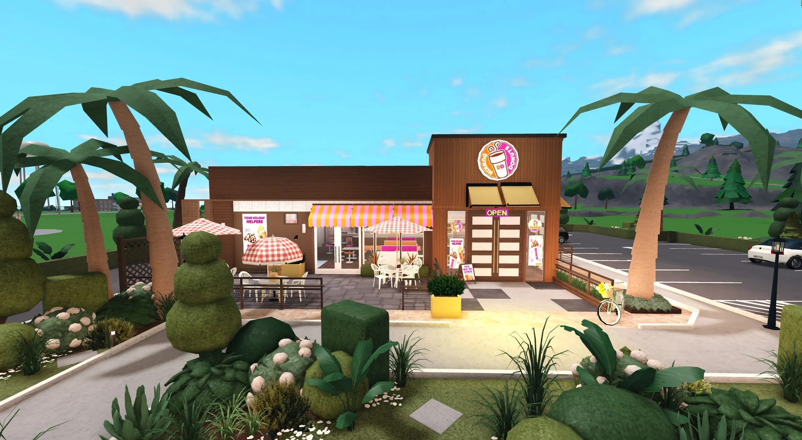 Dunkin’ & Baskin-Robbins, a Welcome to Bloxburg businesses build