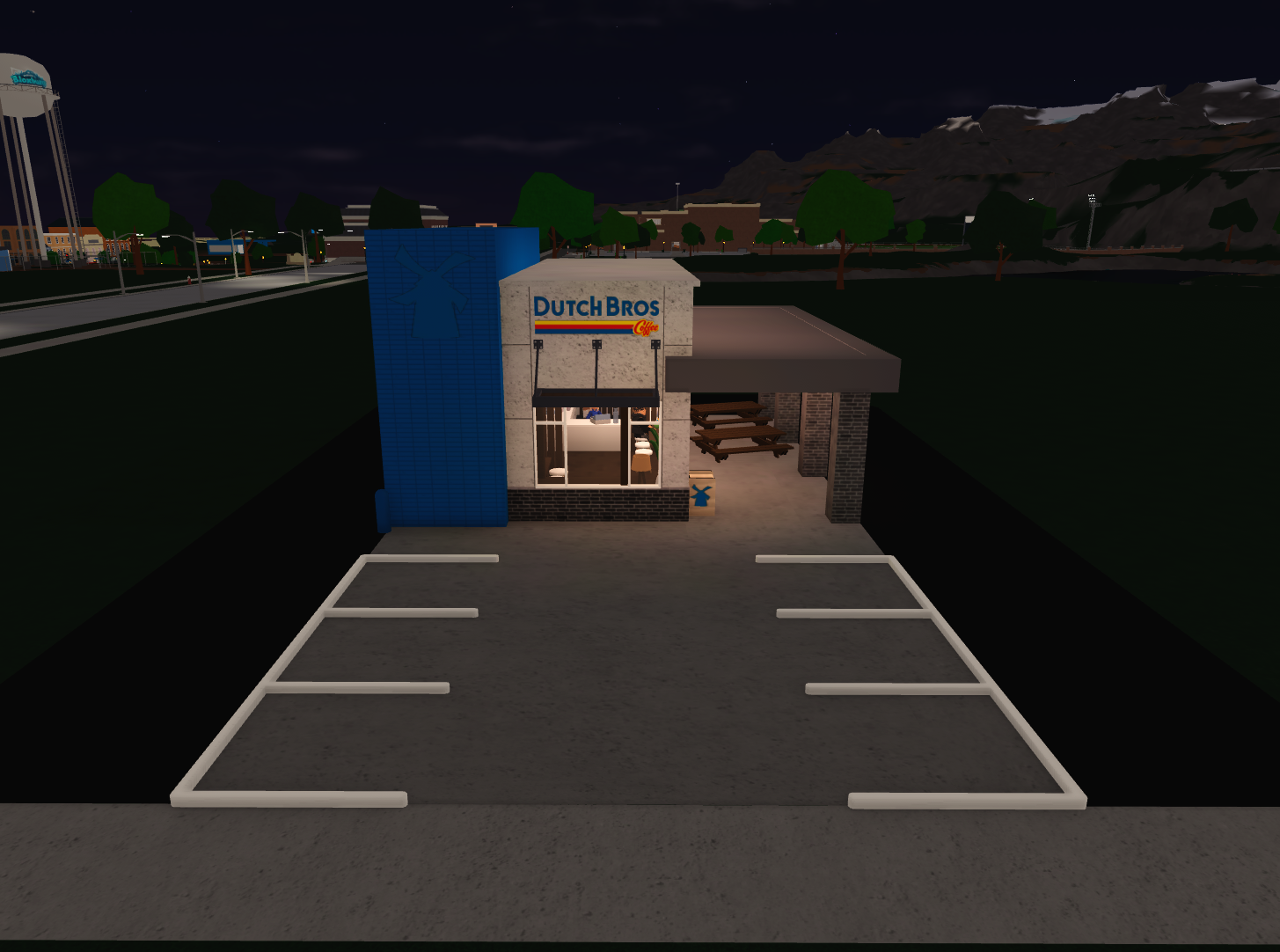 Dutch Bros Coffee, a Welcome to Bloxburg businesses build