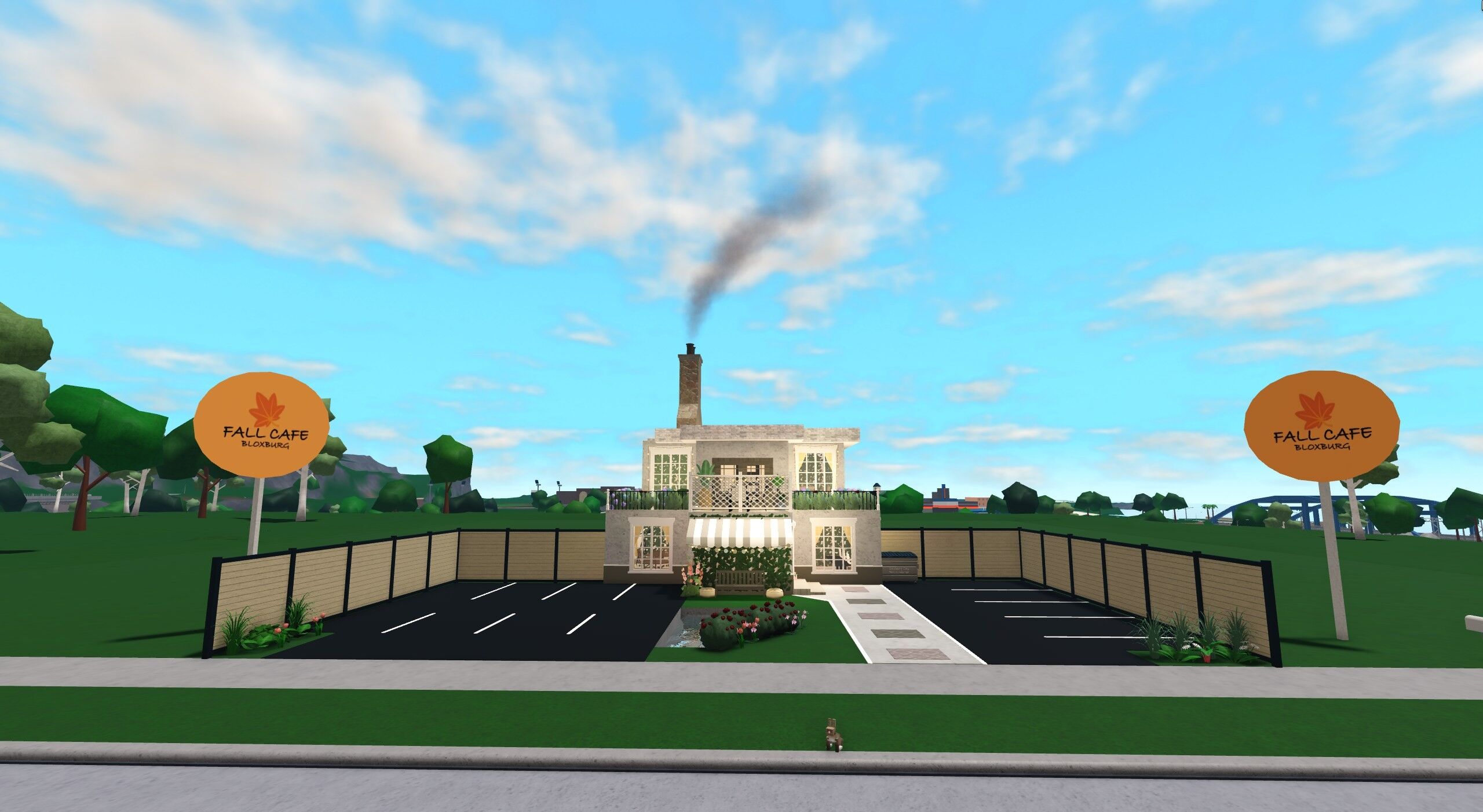 Fall Cafe, a Welcome to Bloxburg businesses build