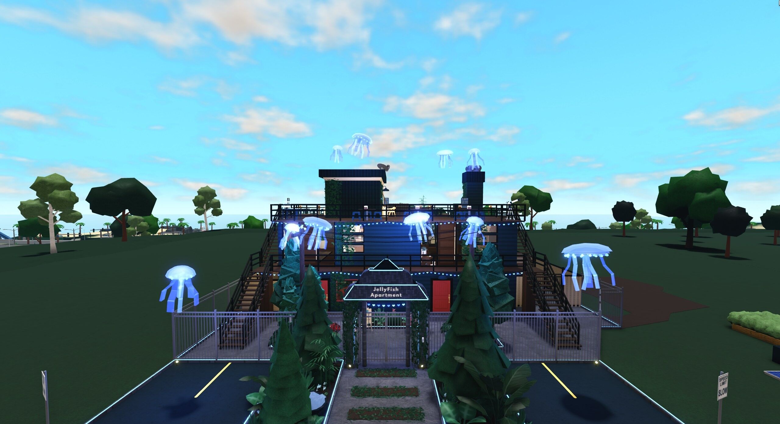 JellyFish Apartments, a Welcome to Bloxburg other build