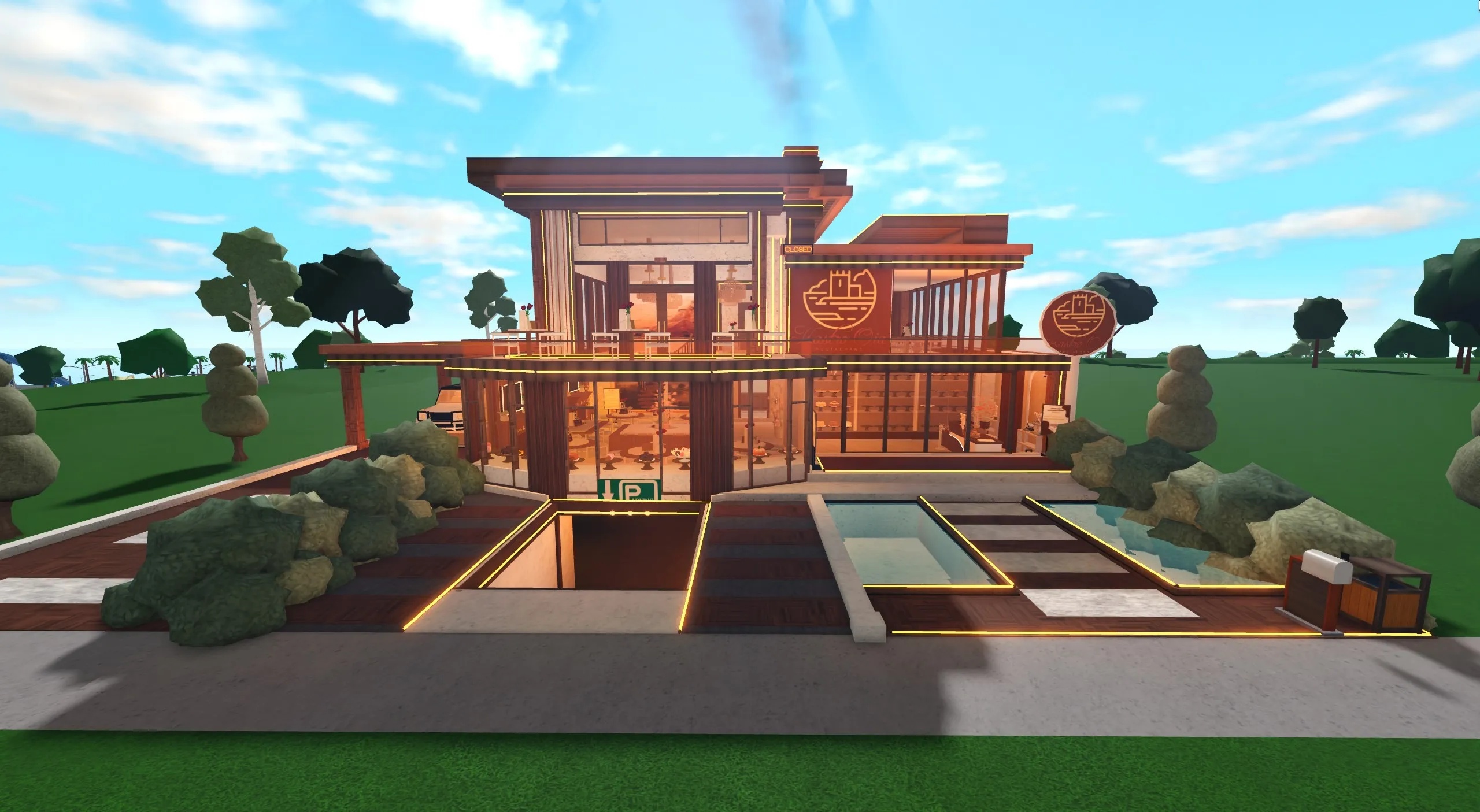 Kasfro Cia Restaurant, a Welcome to Bloxburg businesses build