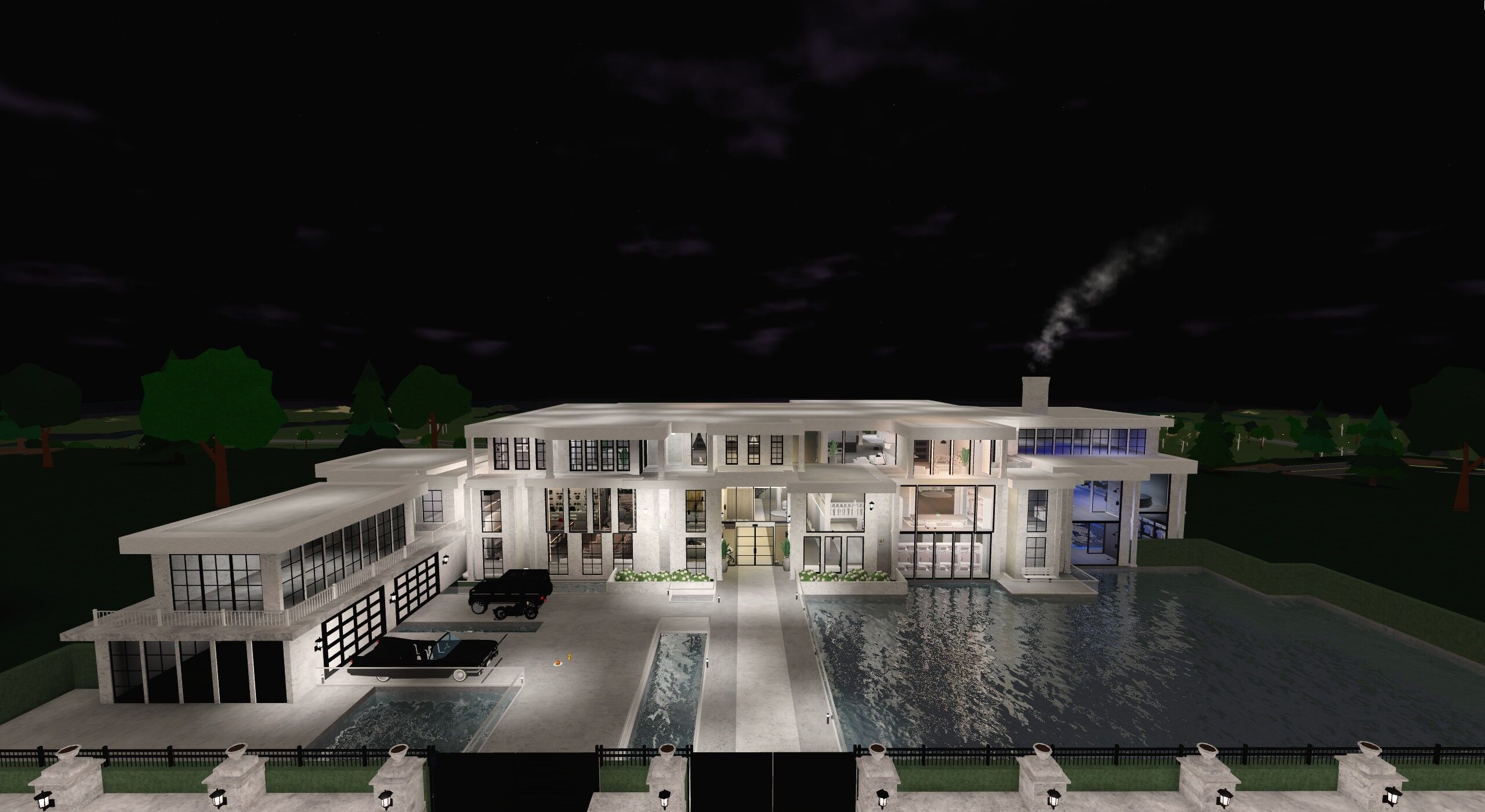 Luminara Mansion, a Welcome to Bloxburg mansions build