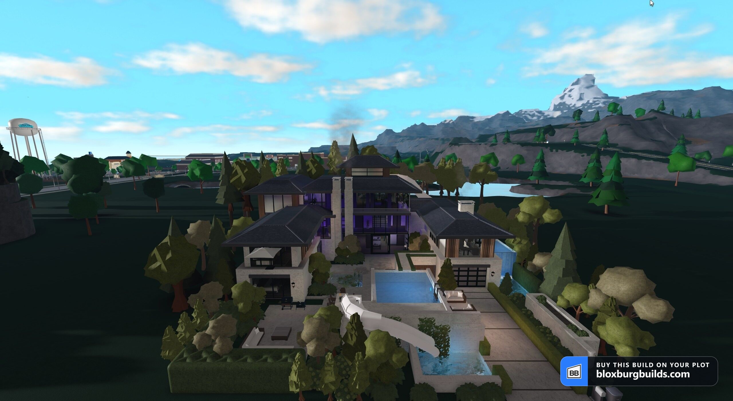 Bloxburg house - Midnight Falls House, view 1