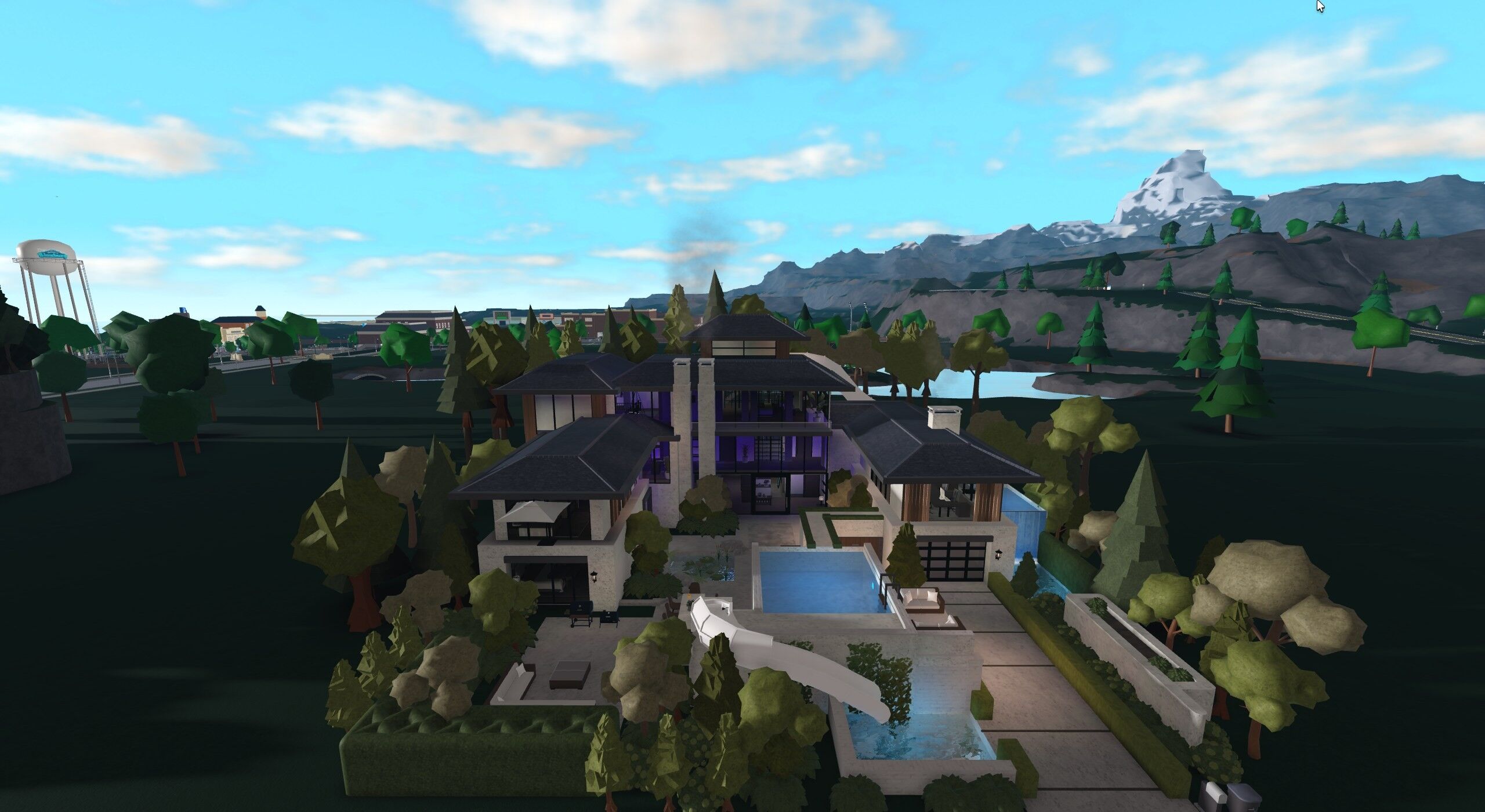 Midnight Falls House, a Welcome to Bloxburg homes build