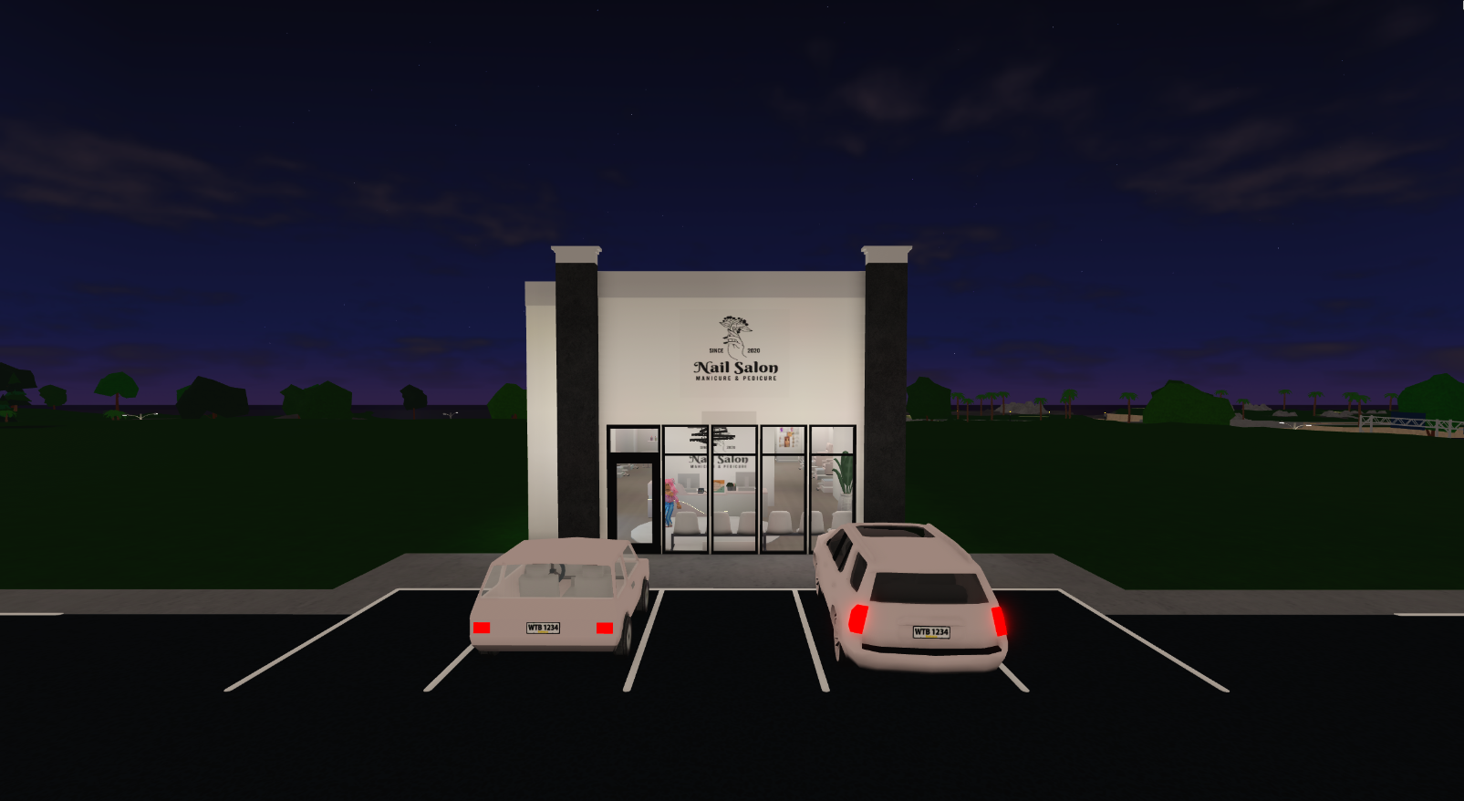 Nail Salon, a Welcome to Bloxburg businesses build