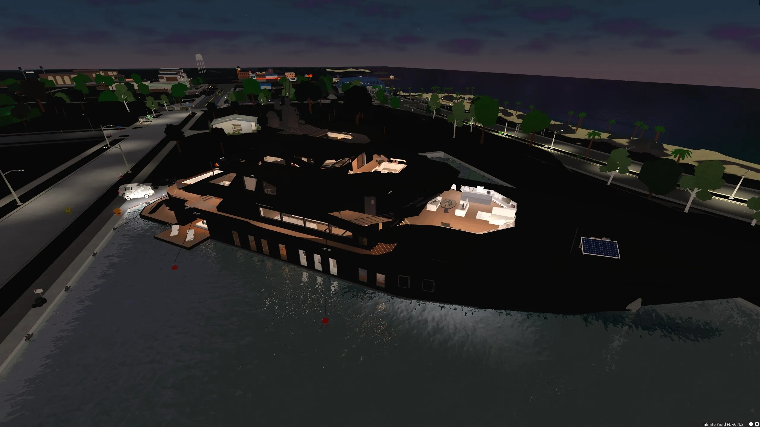 Nocturne Yacht, a Welcome to Bloxburg other build