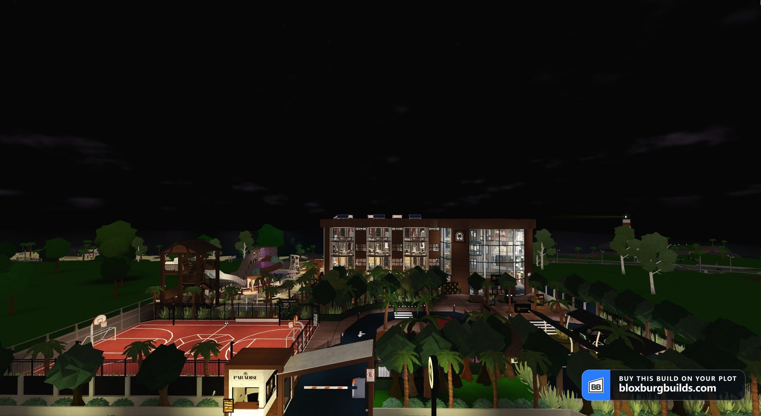 Bloxburg hotel and resort - Paradise Resort, view 1