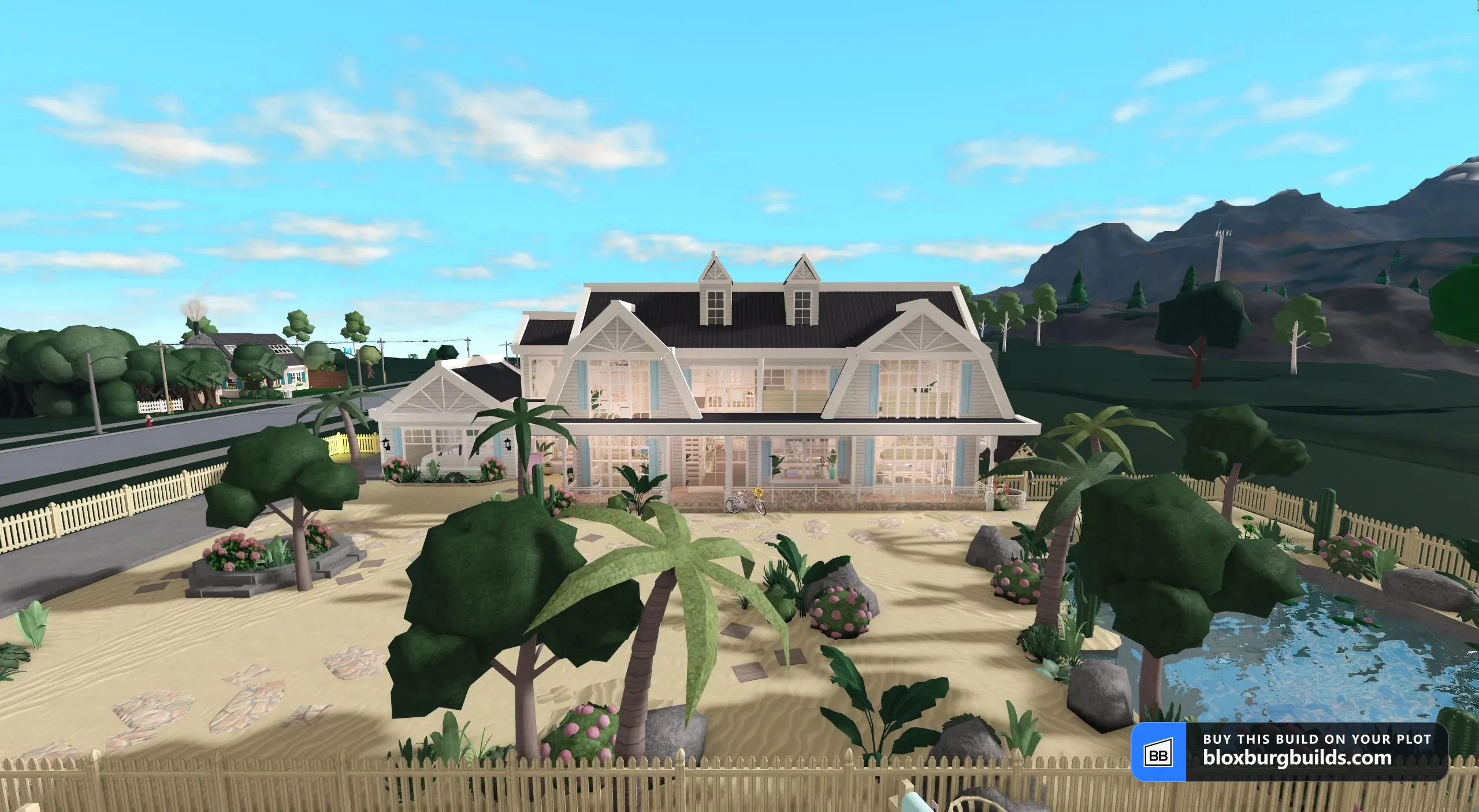 Bloxburg house - Seabriar House, view 1