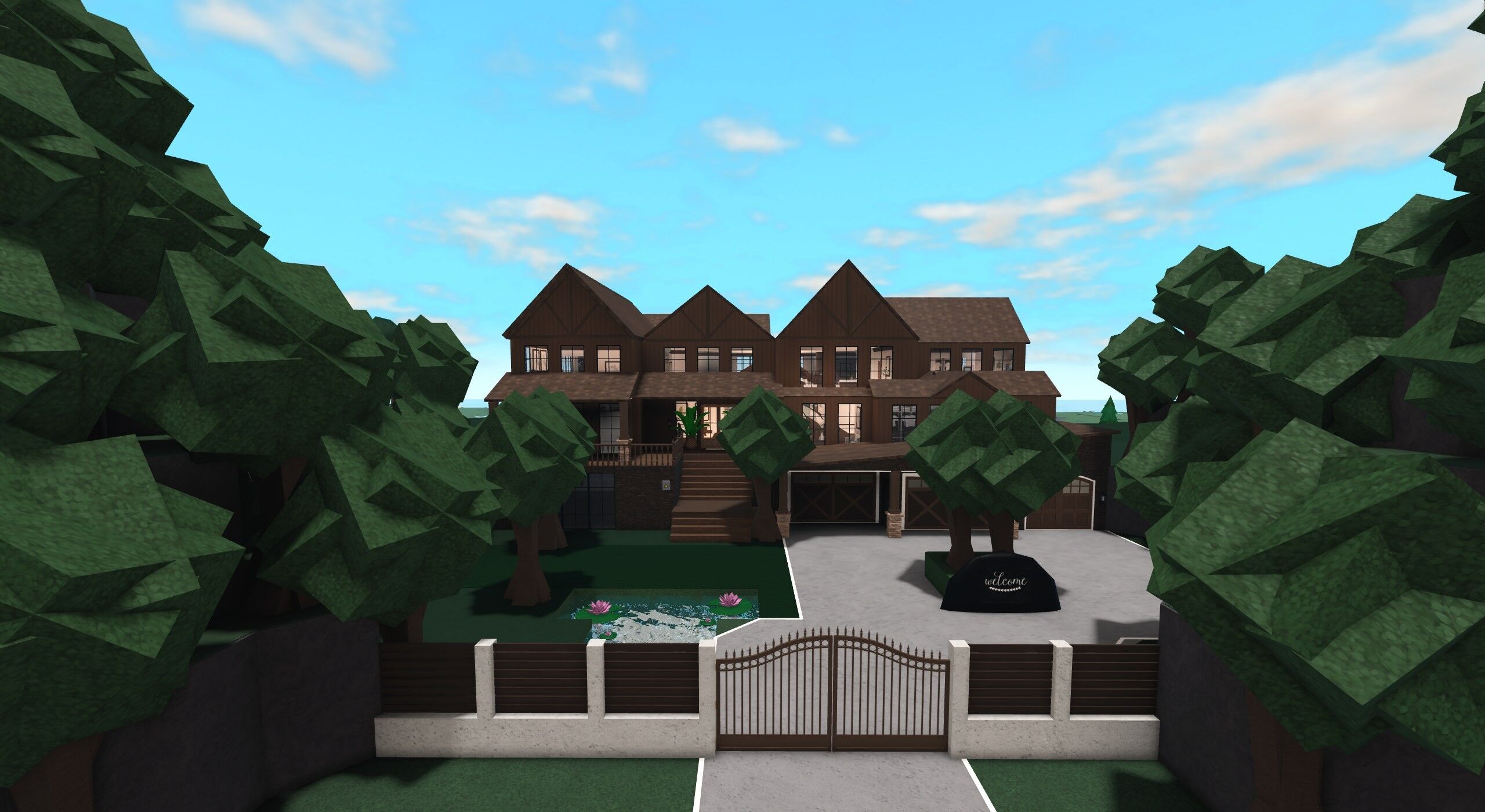 Three Gables Mansion, a Welcome to Bloxburg mansions build