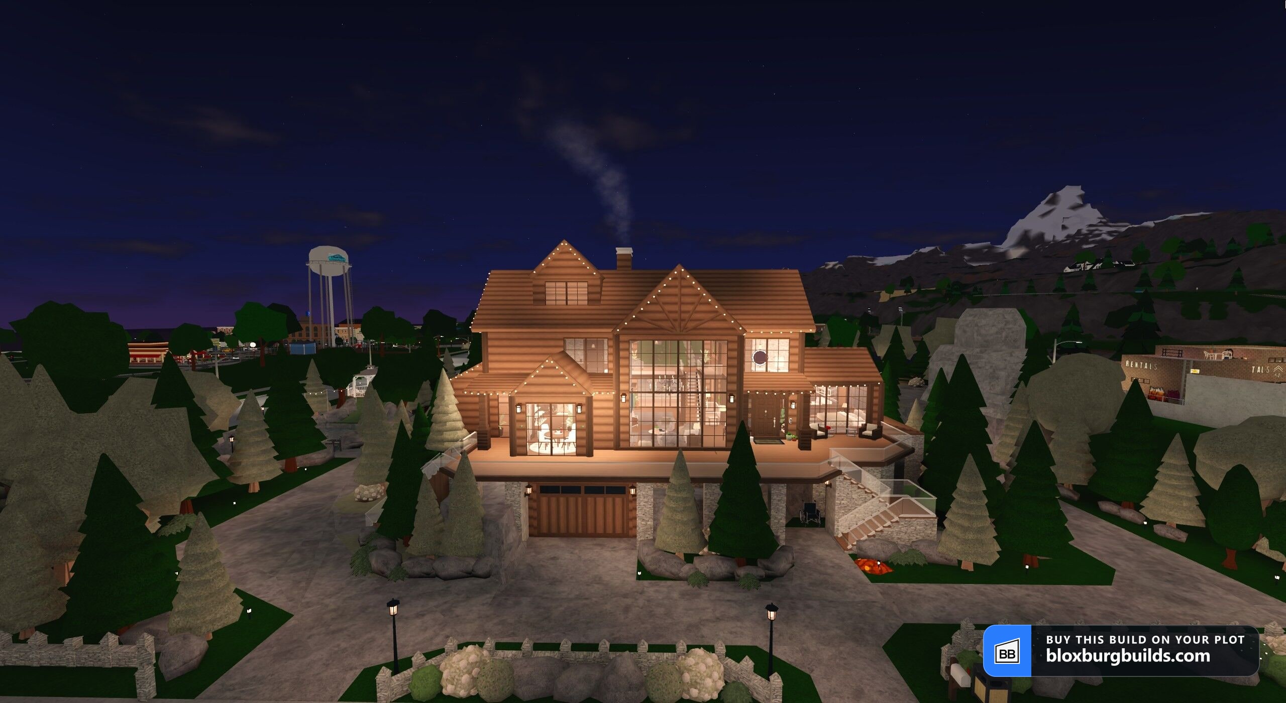 Bloxburg cabin - Timberline Lodge, view 1