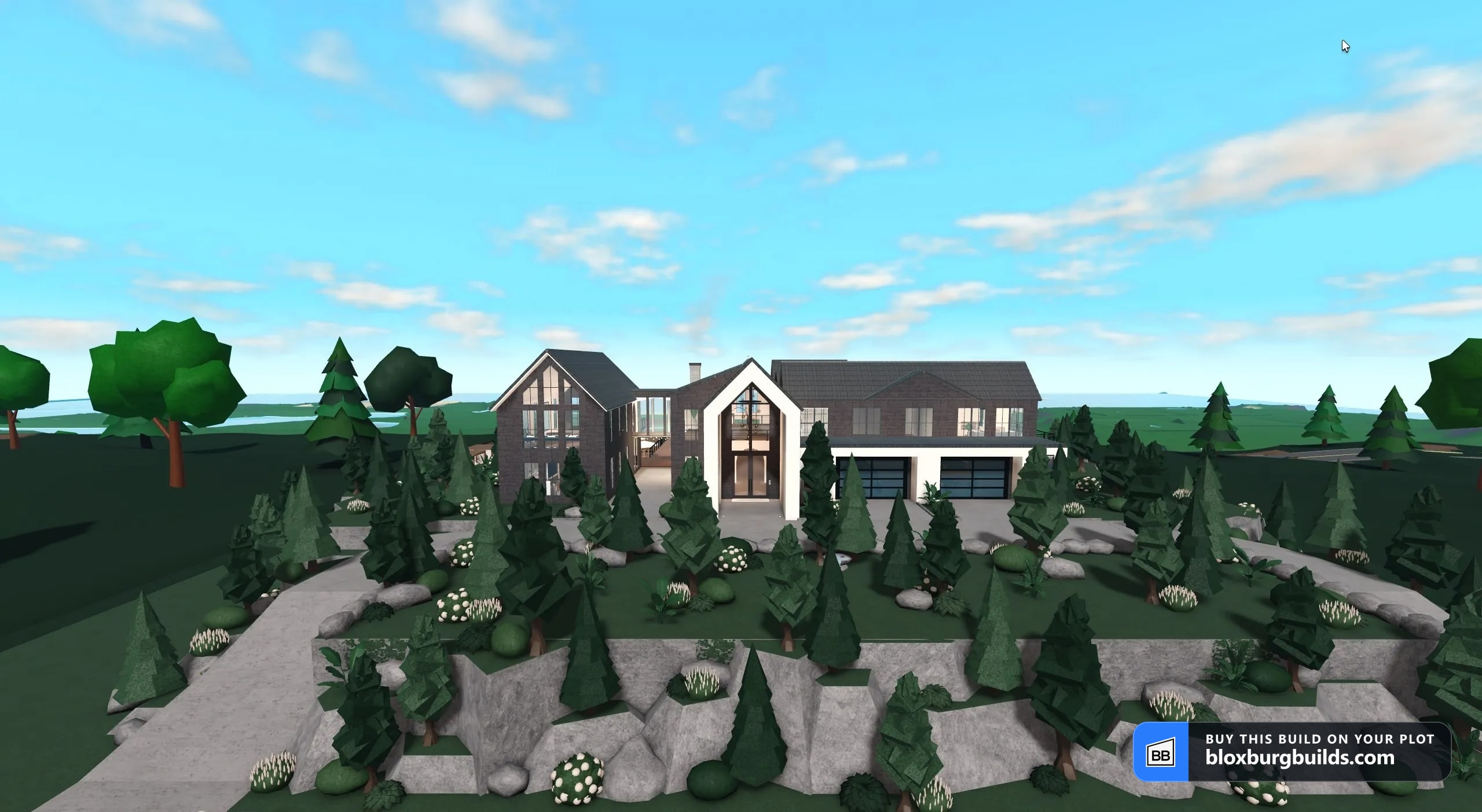 Bloxburg house - Timberline Summit House: Luxury Modern Home, view 1