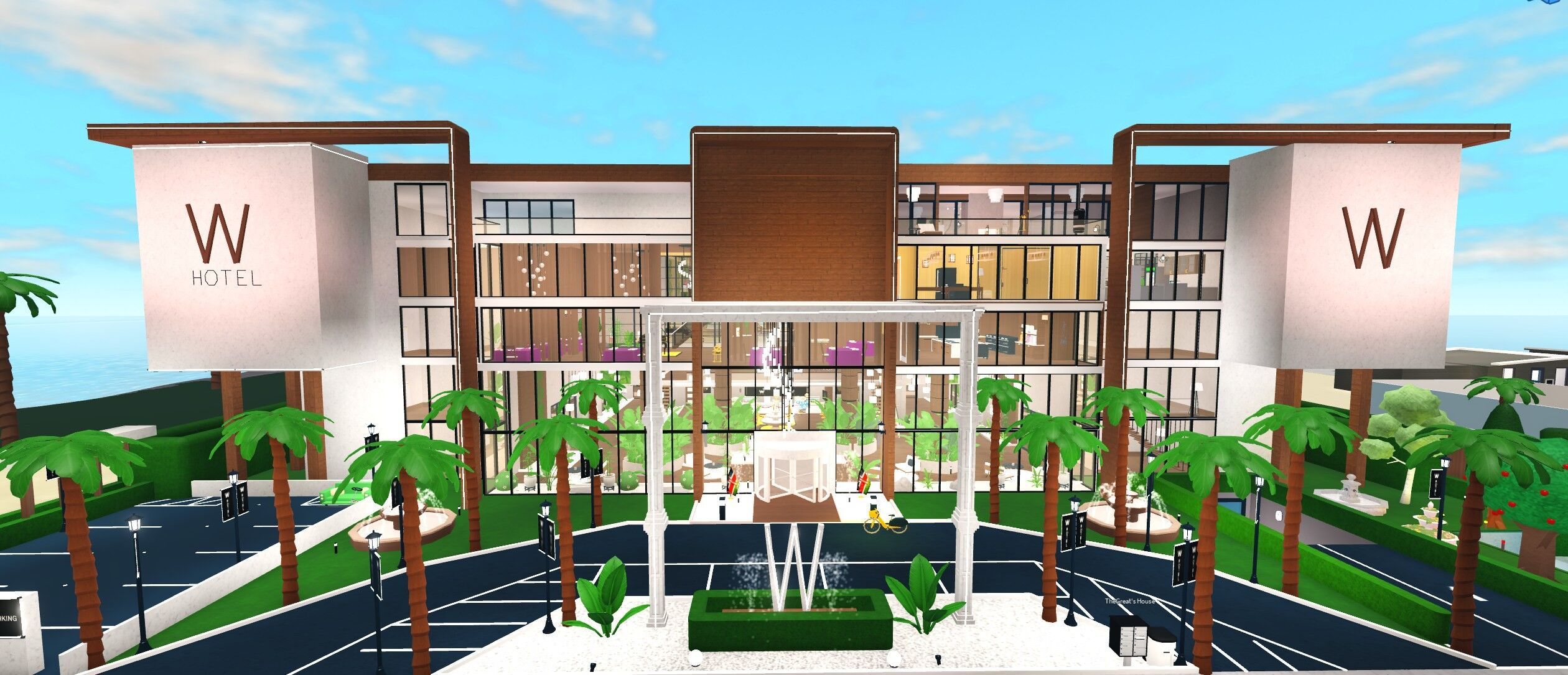 W Hotel: Massive Luxury Hotel & Resort, a Welcome to Bloxburg resorts build