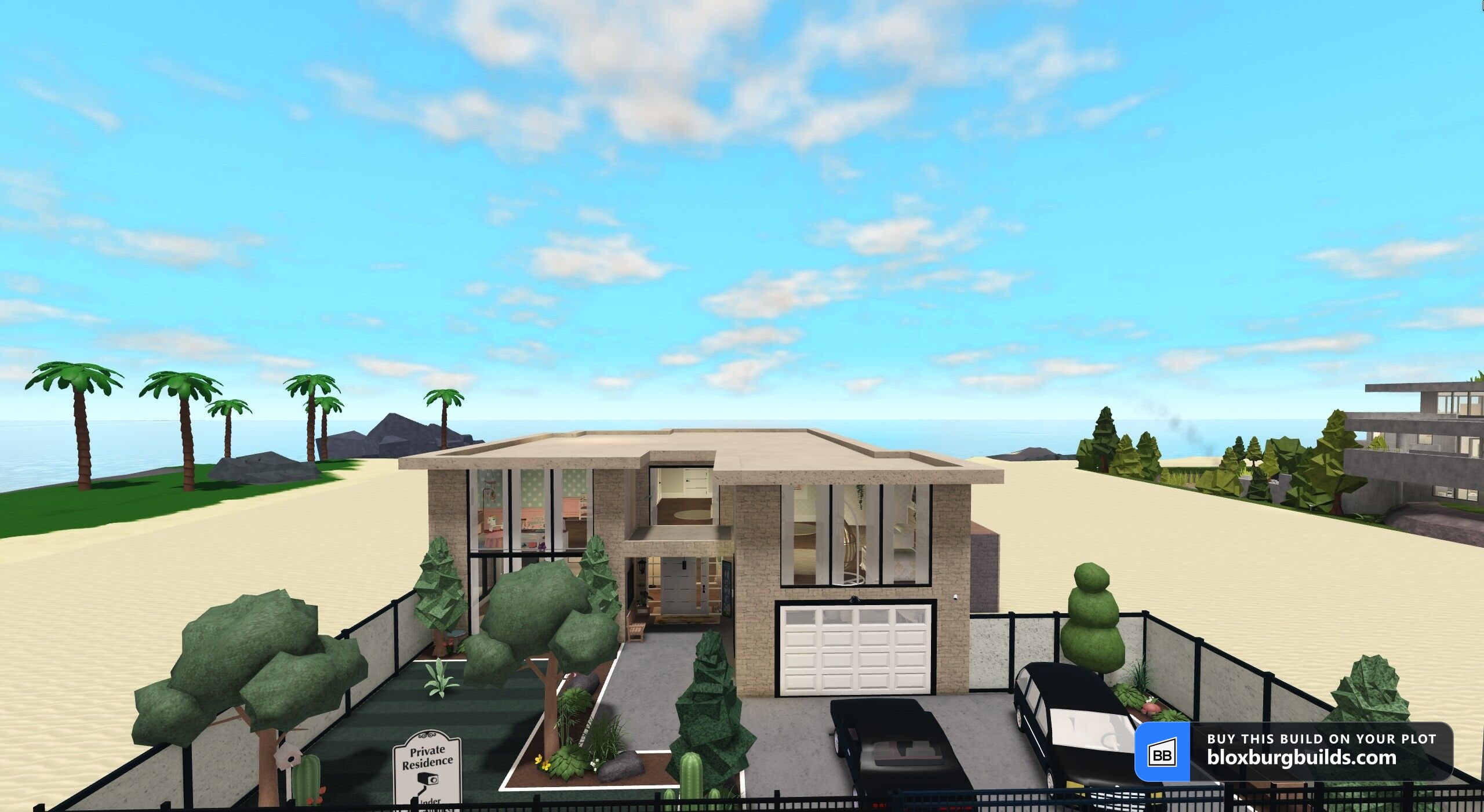 Bloxburg house - Warmstone House, view 1